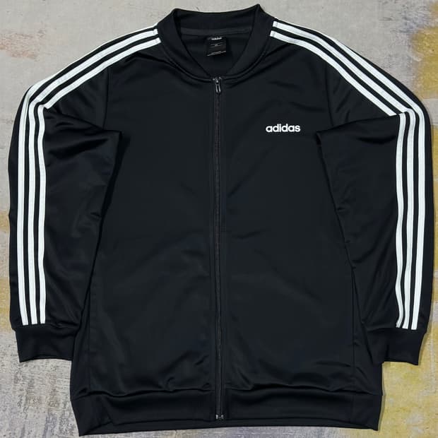 아디다스 삼선 블랙 트랙탑 3XL