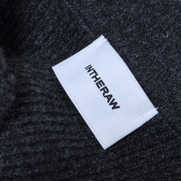 인더로우 울 코튼 립 니트 폴로