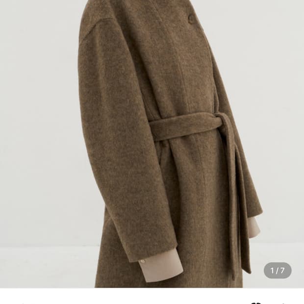 Certo shawl collar coat 세르토 코트 브라운