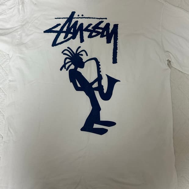 스투시 재즈맨 롱슬리브 L