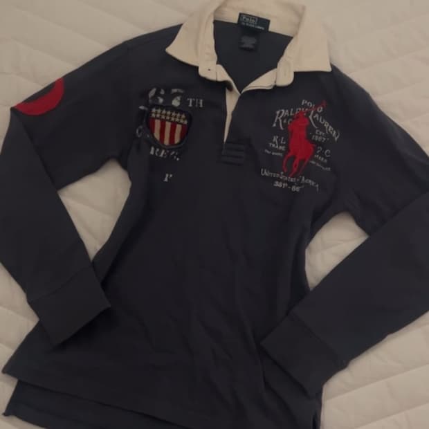 폴로랄프로렌 빅포니 성조기 티