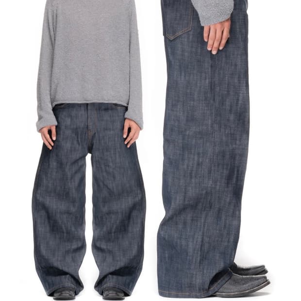 구해요) no faith studio 베이직 로우 데님 제페니즈 루즈핏