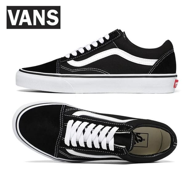 VANS 반스 올드스툴 검흰 스웨이드 단화 운동화 270