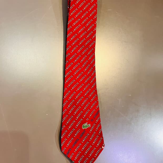 라코스테 실크 넥타이(일본제)