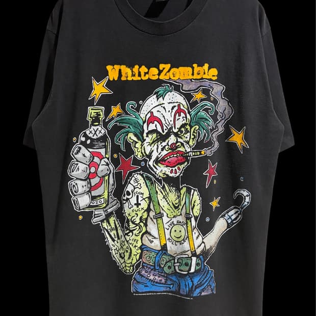 빈티지 90s 1995 White zombie 화이트 좀비 밴드 티셔츠