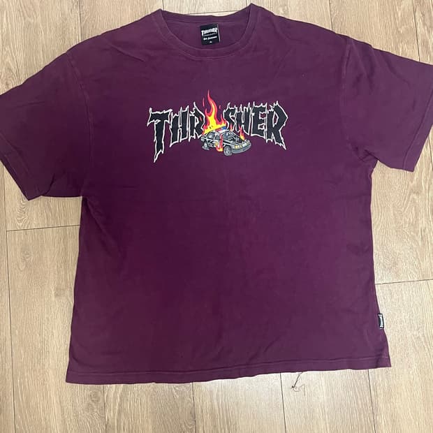 트래셔 TRASHER 반팔 티셔츠 XL