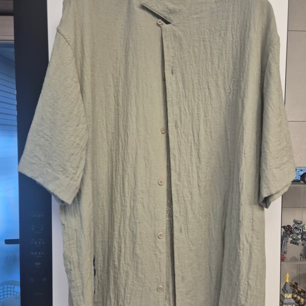 자오송지오 자수 반팔 셔츠