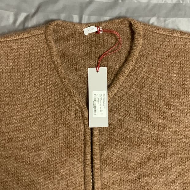 우드비 모헤어가디건