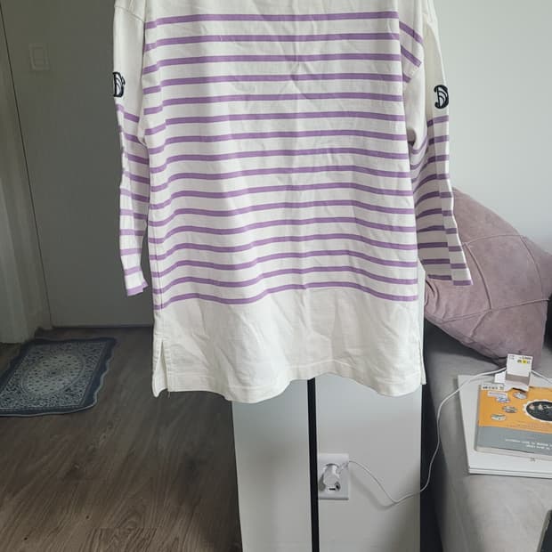 럭키슈에트  입술넥  칠부 면티-Free사이즈