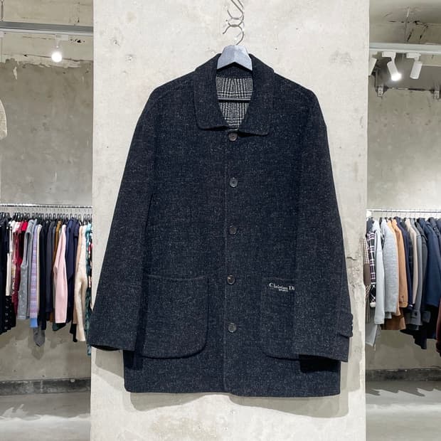 크리스찬 디올 스포츠 리버시블 울 혼방 숏 코트