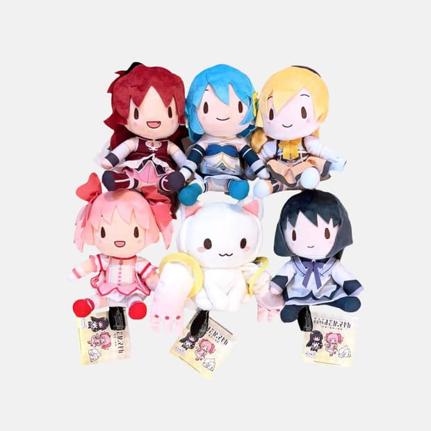 마법소녀 마도카 마기카 인형 6종 마마마 큐베 호무라 사야카 마미 쿄코