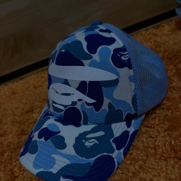 베이프 매쉬캡 블루