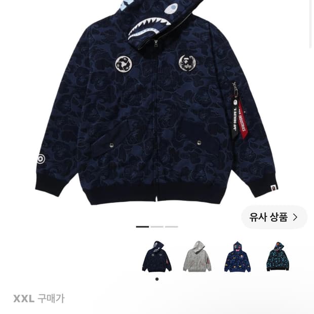 삽니다)베이프 알파 후드집업
