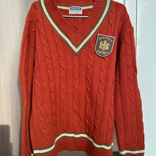 스컬프터 니트 셋업