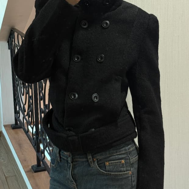 미르바 블레어 벨티드 코트 S