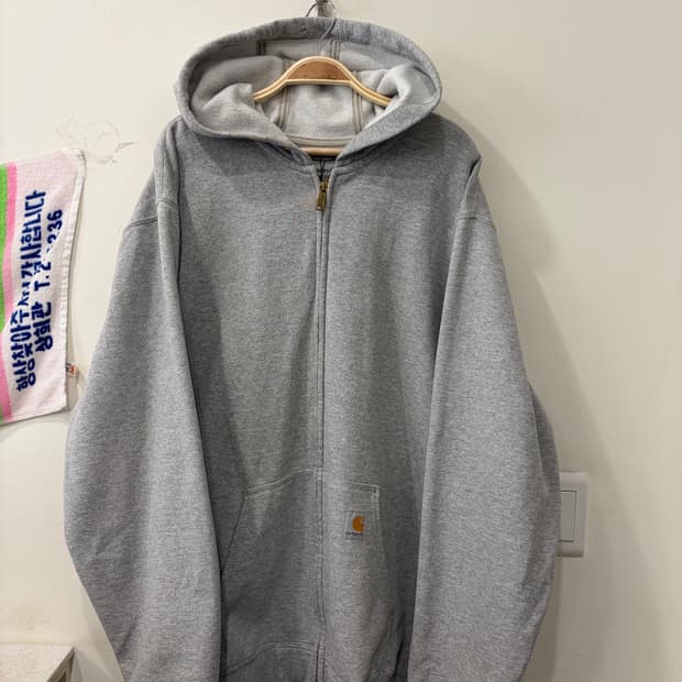 134. 칼하트 그레이 루즈핏 후드집업