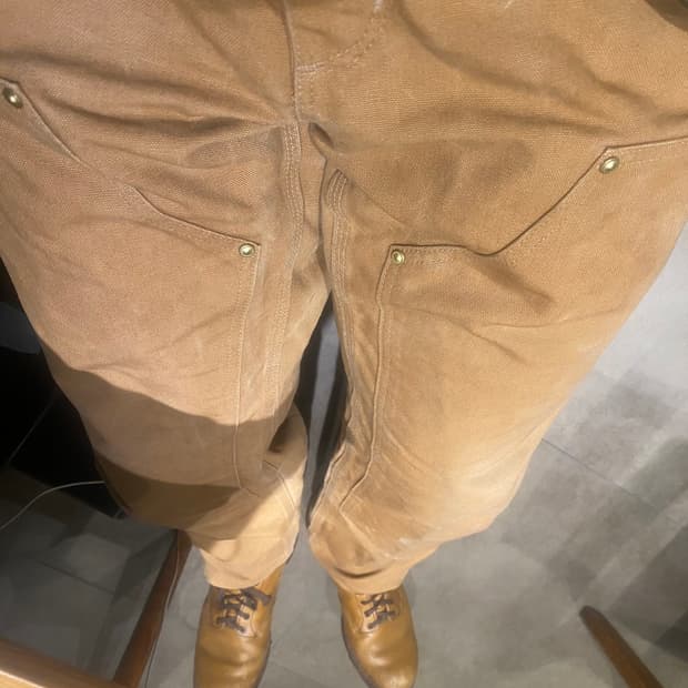 [33]빈티지 칼하트 더블니 B01 BRN