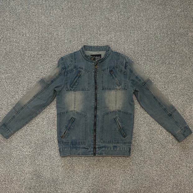 Xifulusi Zip Denim Jacket.