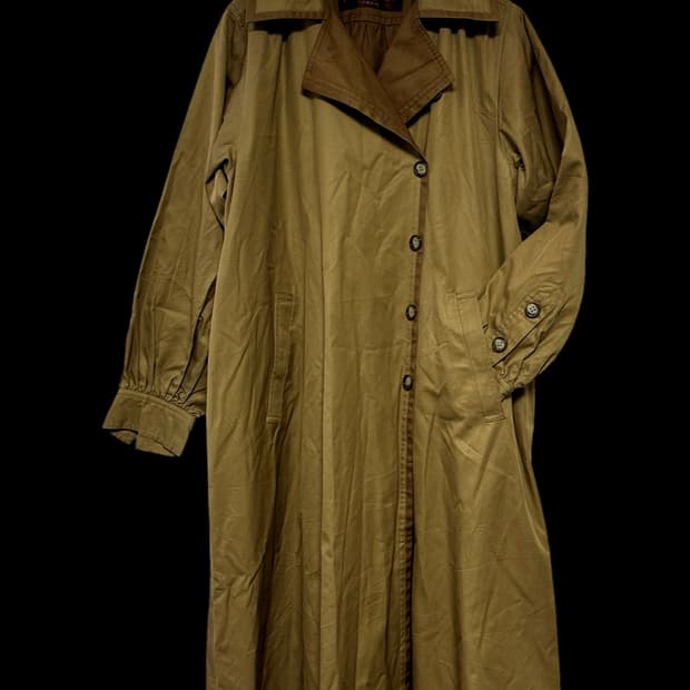 입생로랑 90s 싱글 브라운 코트