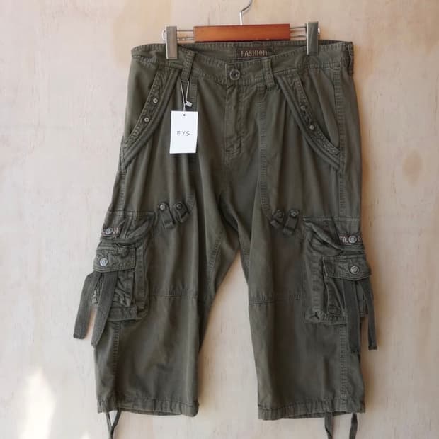 유틸리티 스트랩 카고 반바지
