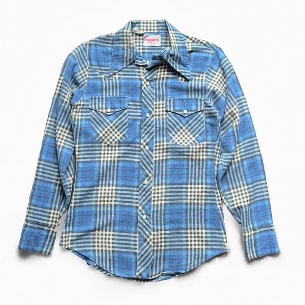 Rappers Vintage Flannel  Western Shirt