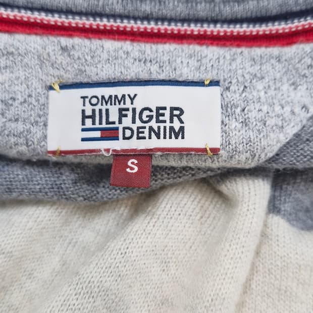 타미힐피거 데님 별 패턴 스웨터 S
