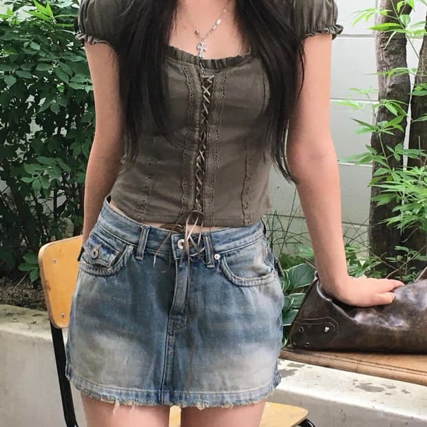 ootj 미니 스커트 새상품