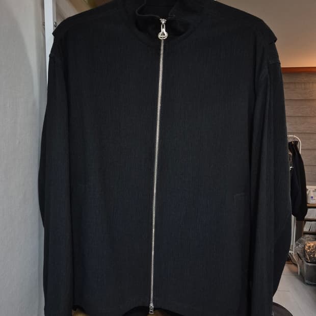 솔리드옴므 크링클 하이넥 점퍼 자켓 52 카키