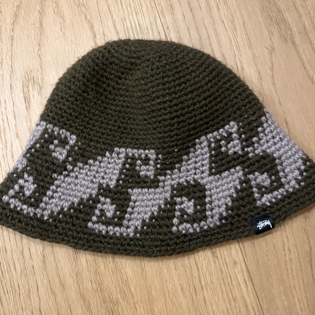 스투시 니트 벙거지 모자