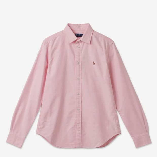 [폴로] 여성 클래식핏 셔츠 (핑크 / 2사이즈)