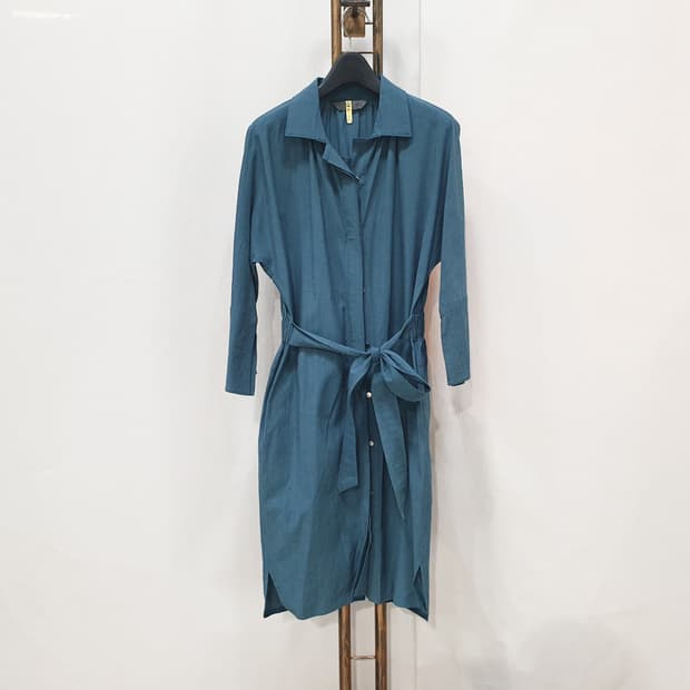 데코 벨티드 원피스 55