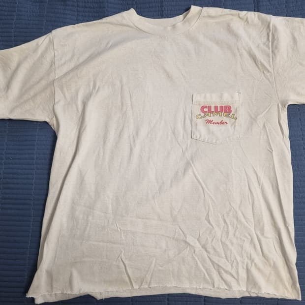 90s 빈티지 카멜 티셔츠