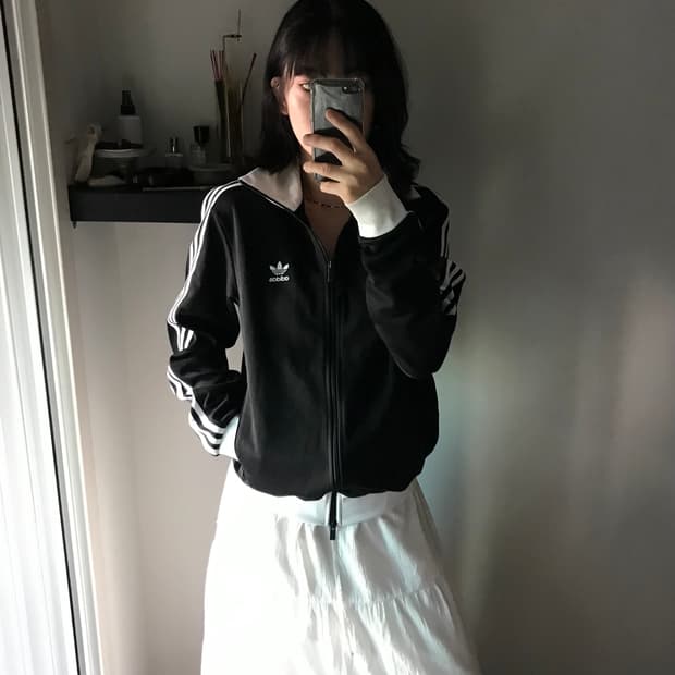 아디다스 아디컬러 클래식 베켄바우어 트랙 자켓 블랙 