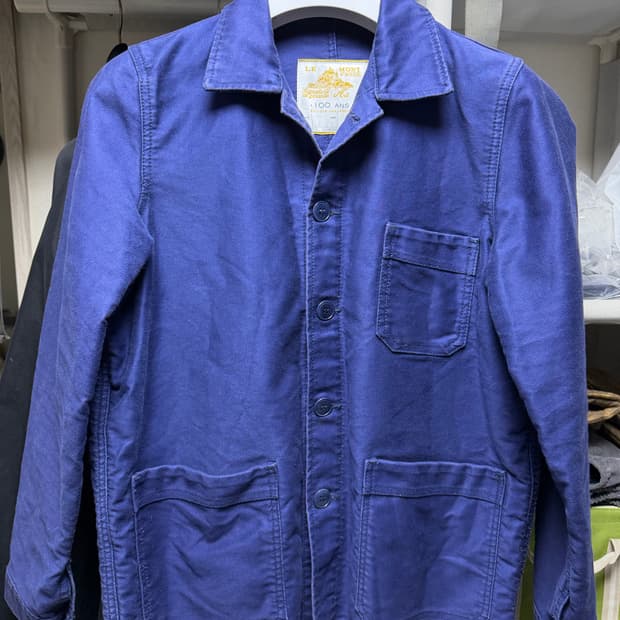 빈티지 르몽생미셸 100주년 기념 워크 자켓 블루