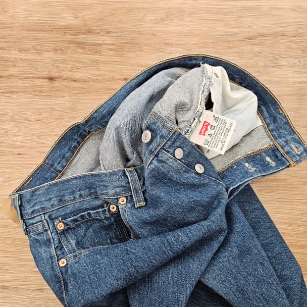 90's levi's 501 빈티지 리바이스 중청 데님 청바지 33~34