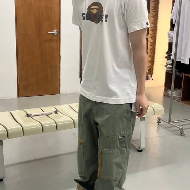 베이프 Bape 카고팬츠 카키