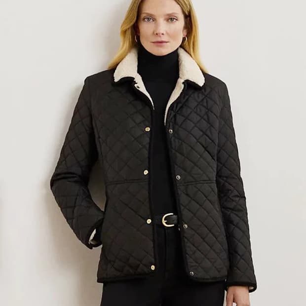 로렌 랄프로렌 여성 퀄팅 자켓 M