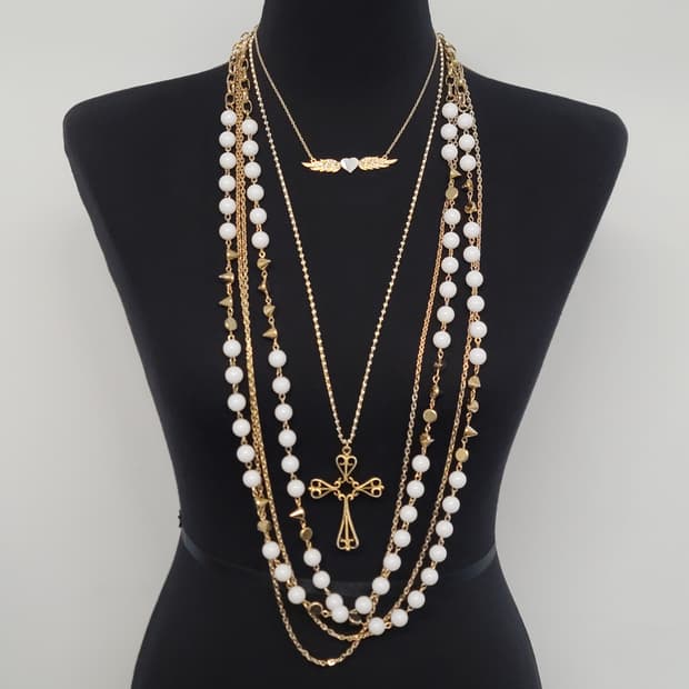 stud necklace set