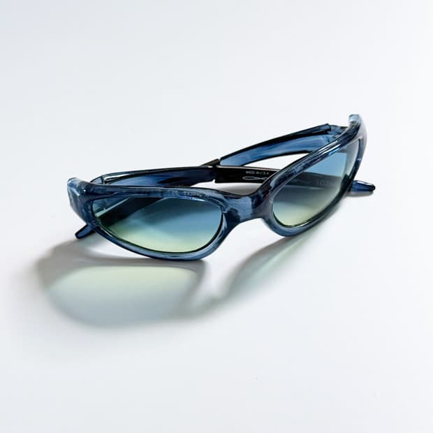 90s OXYGEN 어라운드 랩 스포티 틴트 빈티지 선글라스