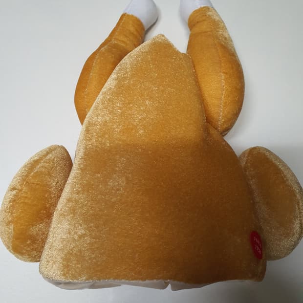 춤추는 전동 치킨 모자