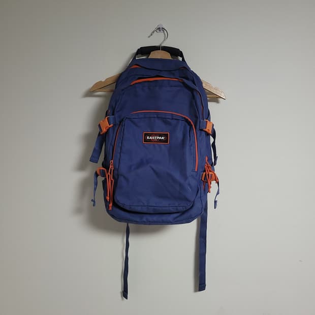 (33L) Eastpak 이스트팩 프로바이더 백팩 네이비 오렌지