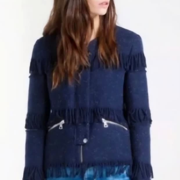 산드로 프린지 자켓 (Sandro Paris) 정품