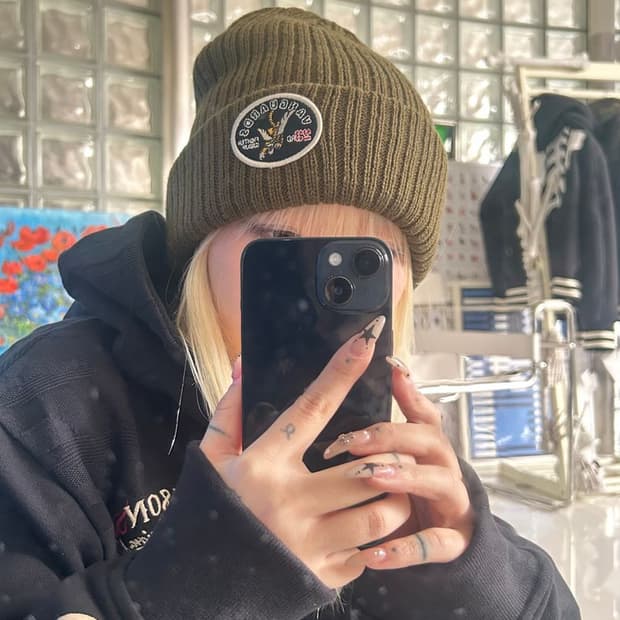 FLYING TIGER WAPPEN BEANIE 플라잉 타이거 와펜 비니