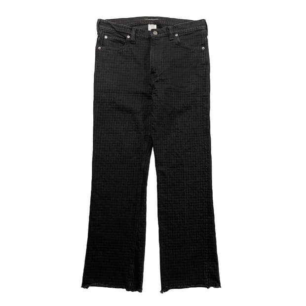 느린양반 X 뤠쓰 블랙사시코 데님 팬츠 워시드