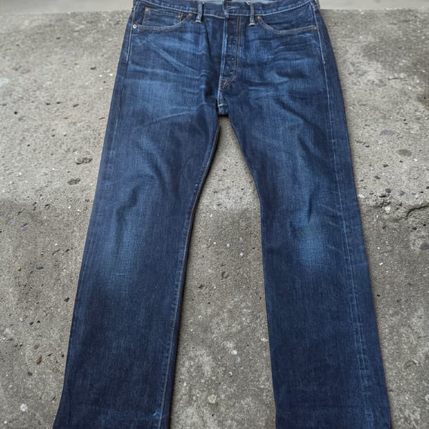RRL 더블알엘 Made in USA 셀비지 데님 34x32