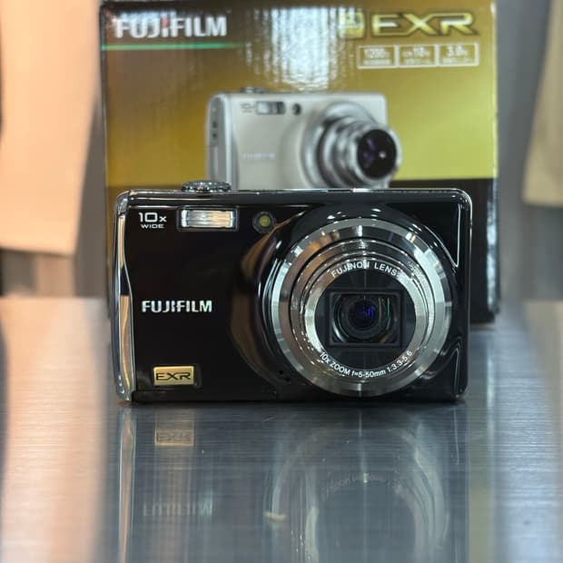 신품급/New배터리/풀박)후지필름 파인픽스 f80exr 블랙 빈티지디카