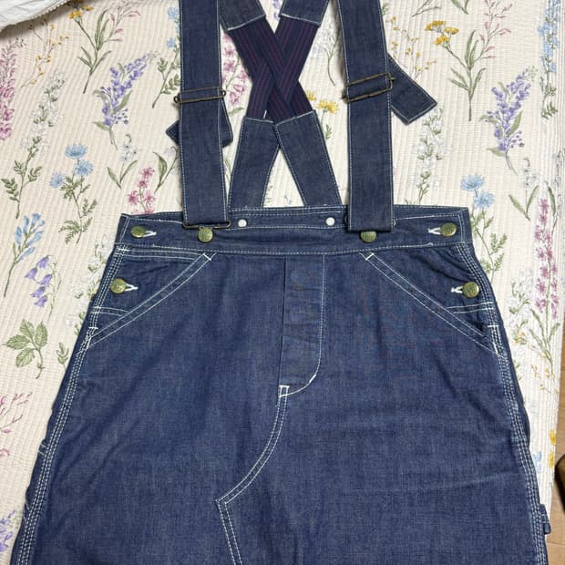 beams boy 오버롤 스커트