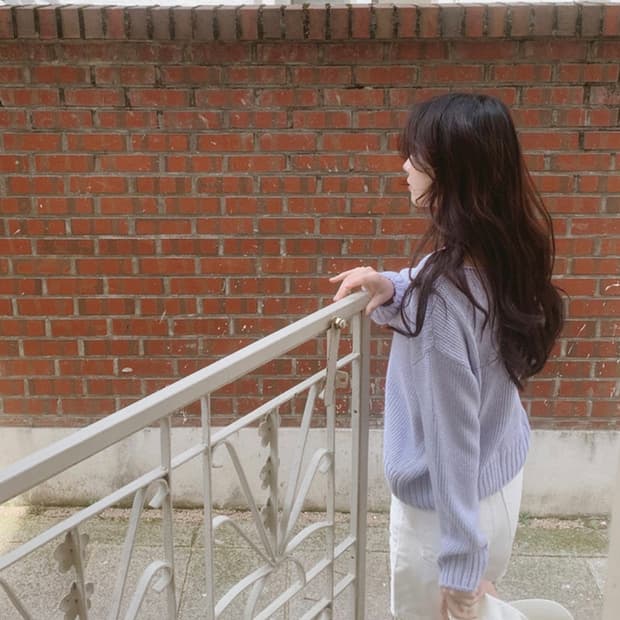 (미개봉, 새상품) 슬로우앤드 made. 리즈 여리핏 보트넥 니트 라벤더