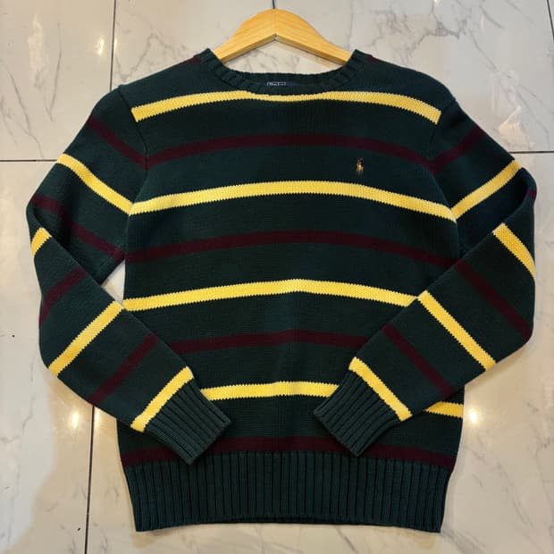 폴로 랄프로렌 줄무늬니트 스트라이프니트 L