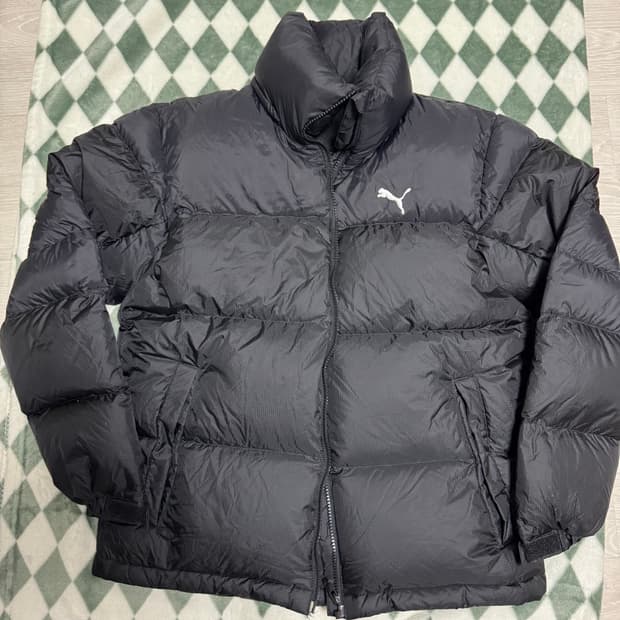 푸마 블랙 패딩 점퍼 S(여성,아동용)